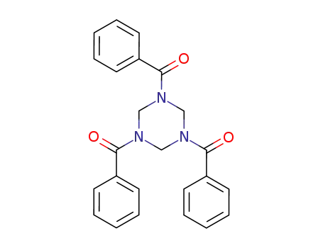 Molecular Structure of 5434-82-2 (1,3,5-triazinane-1,3,5-triyltris(phenylmethanone))