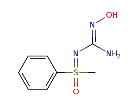 (E)-2-hydroxy-1-(methyl(oxo)(phenyl)-λ6-sulfaneylidene)guanidine