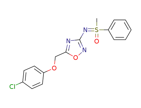 ((5-((4-chlorophenoxy)methyl)-1,2,4-oxadiazol-3-yl)imino)(methyl)(phenyl)-λ6-sulfanone