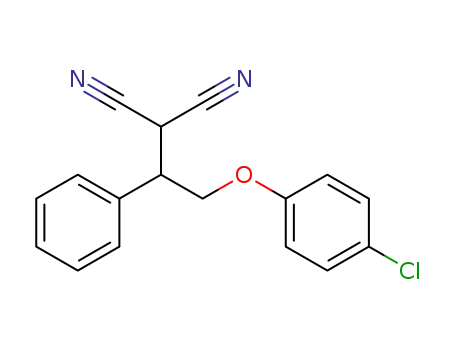 2-(2-(4-chlorophenoxy)-1-phenylethyl)malononitrile