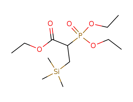 3-trimethylsilyl-2-diethylphosphonopropionic acid ethyl ester