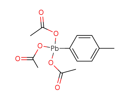 Molecular Structure of 3076-56-0 (Triacetic acid (4-methylphenyl) lead(IV) salt)