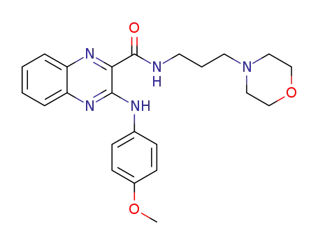 3-((4-methoxyphenyl)amino)-N-(3-morpholinopropyl)quinoxaline-2-carboxamide