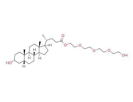 2-(2-(2-(2-hydroxyethoxy)ethoxy)ethoxy)ethyl (R)-4-((3R,5R,8R,9S,10S,13R,14S,17R)-3-Hydroxy-10,13-dimethylhexadecahydro-1H-cyclopenta[a]phenanthren-17-yl)pentanoate