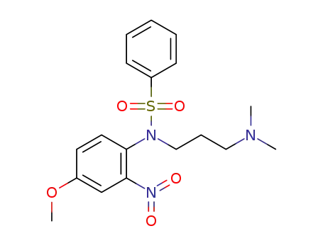N-[4-methoxy-2-nitrophenyl]-N-[3-(dimethylamino)propyl]benzenesulfonamide