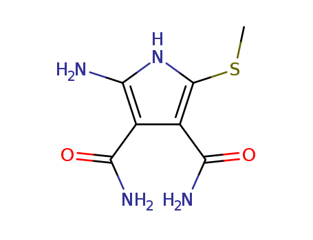 2-AMINO-5-(METHYLTHIO)-1H-PYRROLE-3,4-DICARBOXAMIDE