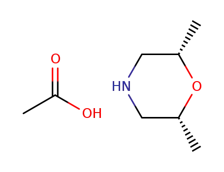 cis-2,6-dimethylmorpholine acetate