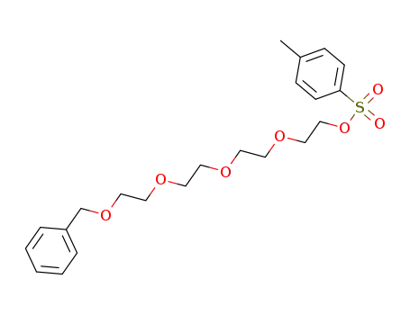 Molecular Structure of 89346-82-7 (Tosylate of  Tetraethylene glycol  monobenzyl ether)