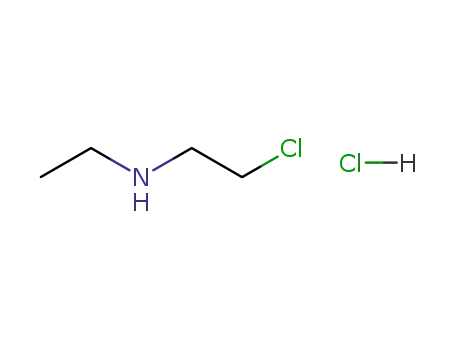 2-chloro-N-ethylethanaminium chloride