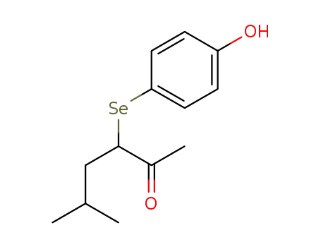 3-((4-hydroxyphenyl)selanyl)-5-methylhexan-2-one