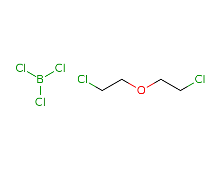bis-(2-chloro-ethyl)-ether ; compound with boron chloride