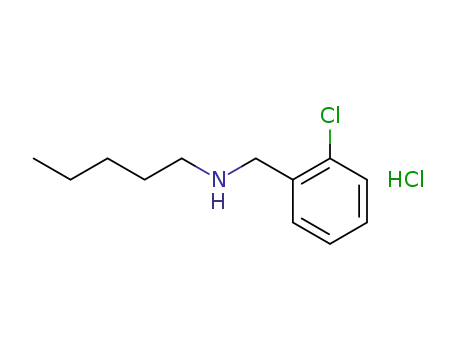 N-(2-chlorobenzyl)pentan-1-aminium chloride