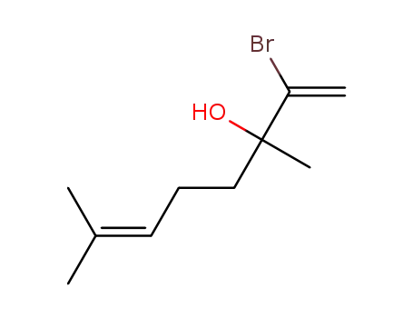 2-bromo-3,7-dimethylocta-1,6-dien-3-ol
