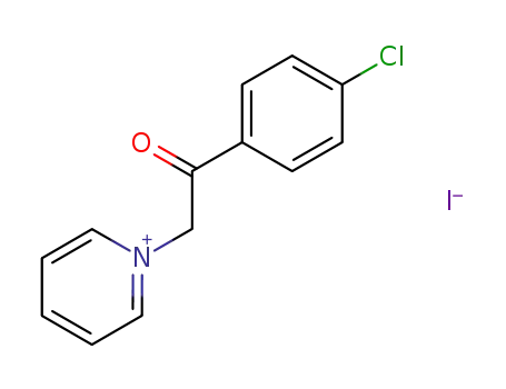 Molecular Structure of 105688-33-3 (1-[2-(4-CHLOROPHENYL)-2-OXOETHYL]PYRIDINIUM IODIDE)