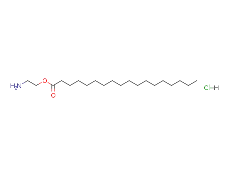 Molecular Structure of 22024-22-2 (Octadecanoic acid, 2-aminoethyl ester, hydrochloride)