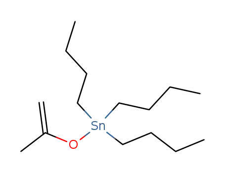 Molecular Structure of 28483-60-5 (Stannane, tributyl[(1-methylethenyl)oxy]-)