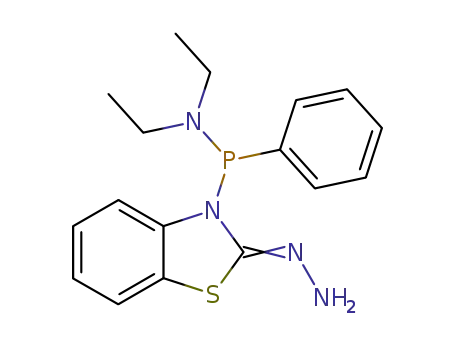 2-Hydrazono-3-(diethylaminophenylphosphino)-2,3-dihydro-1,3-benzothiazole