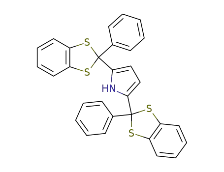 2,5-Bis-(2-phenyl-benzo[1,3]dithiol-2-yl)-1H-pyrrole