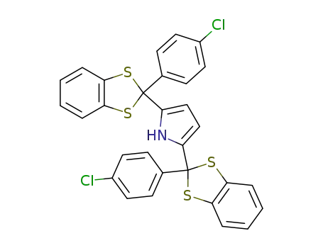 2,5-Bis-[2-(4-chloro-phenyl)-benzo[1,3]dithiol-2-yl]-1H-pyrrole