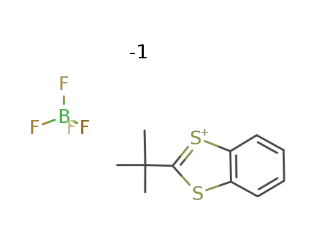 2-(t-butyl)-1,3-benzodithiolium tetrafluoroborate