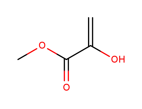 Molecular Structure of 44545-99-5 (2-Propenoic acid, 2-hydroxy-, methyl ester)