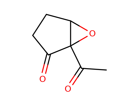 Molecular Structure of 89540-15-8 (6-Oxabicyclo[3.1.0]hexan-2-one, 1-acetyl-)