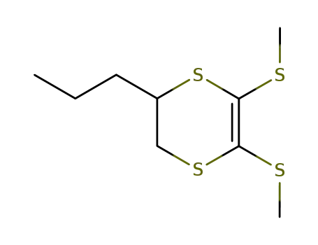 5,6-Dihydro-2,3-bis(methylthio)-5-propyl-1,4-dithiin