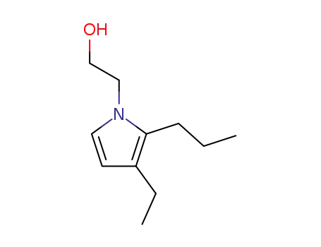 Molecular Structure of 91322-89-3 (1H-Pyrrole-1-ethanol, 3-ethyl-2-propyl-)