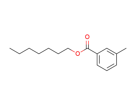 Molecular Structure of 5462-02-2 (m-Toluylic acid, heptyl ester)