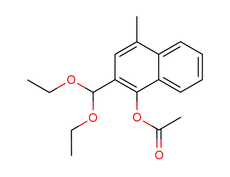 1-acetoxy-4-methyl-2-formylnaphthalene diethylacetal