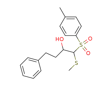 1-Methylsulfanyl-4-phenyl-1-(toluene-4-sulfonyl)-butan-2-ol