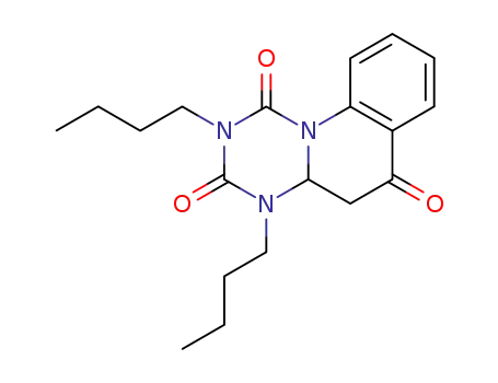 Molecular Structure of 87722-74-5 (1H-[1,3,5]Triazino[1,2-a]quinoline-1,3,6(2H,4H)-trione,
2,4-dibutyl-4a,5-dihydro-)