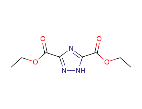 Molecular Structure of 91173-78-3 (1H-1,2,4-Triazole-3,5-dicarboxylic acid, diethyl ester)
