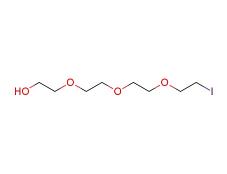 Molecular Structure of 136399-06-9 (Ethanol, 2-[2-[2-(2-iodoethoxy)ethoxy]ethoxy]-)