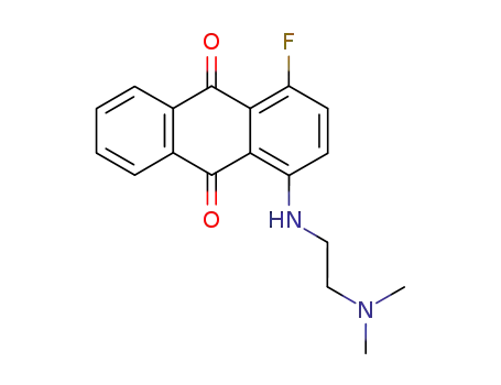 1-<<2-(dimethylamino)ethyl>amino>-4-fluoroanthracene-9,10-dione