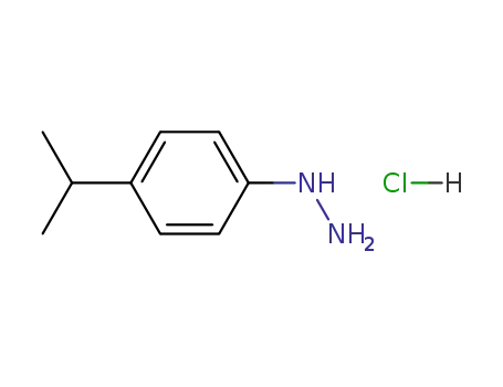 Molecular Structure of 118427-29-5 (4-Isopropylphenylhydrazine hydrochloride)
