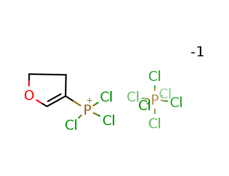 trichloro(4,5-dihydrofuran-3-yl)phosphonium hexachlorophosphate