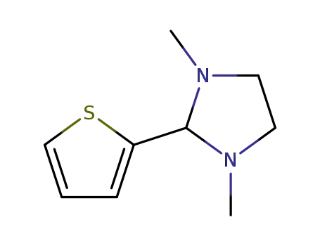 Molecular Structure of 104208-13-1 (1,3-DIMETHYL-2-(2-THIENYL)IMIDAZOLIDINE)