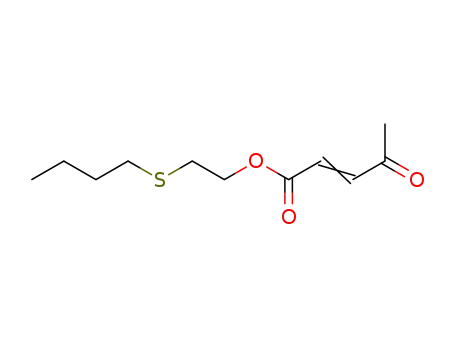 2-butylthioethyl β-acetylacrylate