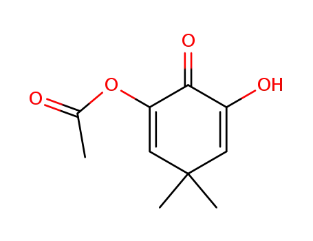 2-Acetoxy-6-hydroxy-4,4-dimethyl-2,5-cyclohexadien-1-on