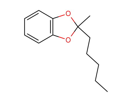 Molecular Structure of 4436-30-0 (2-methyl-2-pentyl-1,3-benzodioxole)