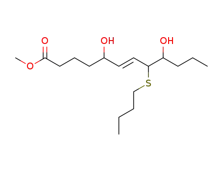 methyl-5,9-dihydroxy-8-butanethiol-6-dodecenoate