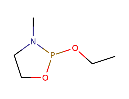 Molecular Structure of 7077-42-1 (1,3,2-Oxazaphospholidine, 2-ethoxy-3-methyl-)