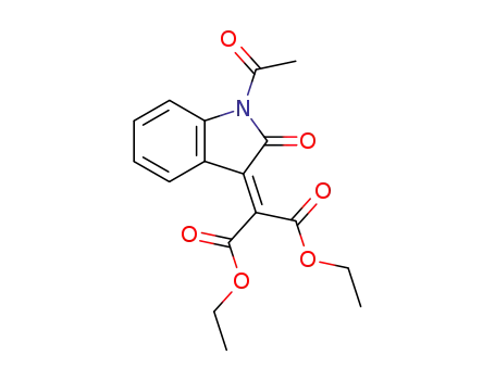 1-acetyl-2-oxoindolin-3-ylidene diethylmalonate