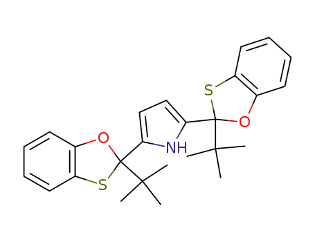 2,5-bis<2-(2-tert-butyl-1,3-benzoxathiolyl)>pyrrole