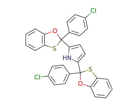 2,5-Bis-[2-(4-chloro-phenyl)-benzo[1,3]oxathiol-2-yl]-1H-pyrrole