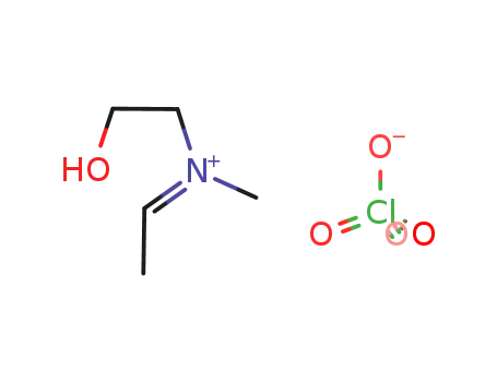 Eth-(E)-ylidene-(2-hydroxy-ethyl)-methyl-ammonium; perchlorate