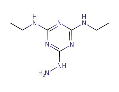 2,4-bis(ethylamino)-6-hydrazino-s-triazine