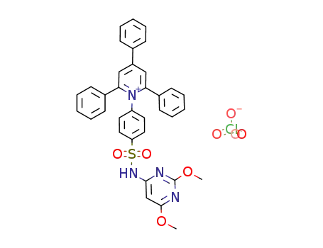 1-[4-(2,6-Dimethoxy-pyrimidin-4-ylsulfamoyl)-phenyl]-2,4,6-triphenyl-pyridinium; perchlorate