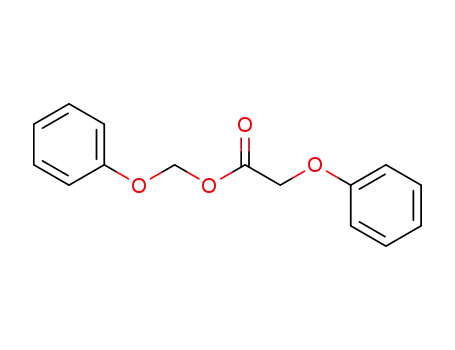 Molecular Structure of 88920-35-8 (Acetic acid, phenoxy-, phenoxymethyl ester)